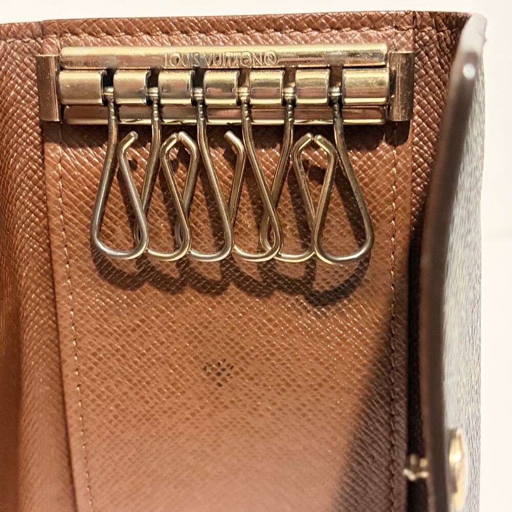 Louis Vuitton Monogram Multicles 6 Key Holder M62630 Trifold Key Case Authentic - Picture 12 of 16